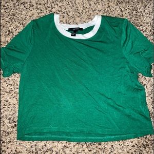 Green, crop top. Never worn. Bought for St. Pattys Day.